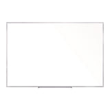 Ghent Non-Magnetic Whiteboard with Aluminum Frame, 87.91" x 48.5", White Surface, Satin Aluminum Frame (GHEM2474) Each