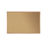 Ghent Natural Cork Bulletin Board with Wood Frame, 87.94" x 48.5", Tan Surface, Natural Oak Frame (GHEWK47) Each
