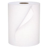 Scott® Universal 100% Recycled Fiber Hard Roll Paper Towels, 1-Ply, 8" x 800 ft, White, 6 Rolls/Carton (KCC56158) Case of 6