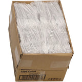 Pactiv Evergreen Fieldware Cutlery, Individually Wrapped, Mediumweight Spoon, Plastic, White, 1,000/Carton (PCTFKSWCH) Case of 1000