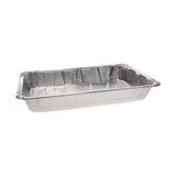 Pactiv Evergreen Aluminum Steam Table Pan, Heavy Duty Deep Full-Size, 3.37" Deep, 19.6 x 11.6, 40/Carton (PCTY6050XHCH) Case of 40
