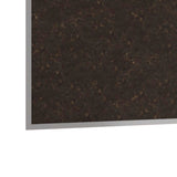 Ghent Natural Cork Bulletin Board with Aluminum Frame, 87.91" x 48.5", Chocolate Surface, Satin Aluminum Frame (GHEAKCH47) Each