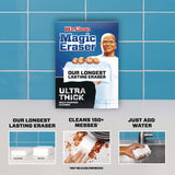 Mr. Clean® Magic Eraser, Ultra-Thick, 4.6" x 2.3", 1.2" Thick, White, 5/Pack, 2 Packs/Carton (PGC12413) Case of 10