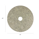 Americo® Porko Plus Burnishing Pads, 20" Diameter, Brown, 5/Carton (AM7401820) Case of 5