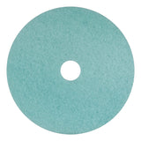 Americo® Luster Lite Burnishing Pads, 20" Diameter, Sky Blue, 5/Carton (AM7402120) Case of 5