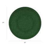 Americo® TurfScrub Brush Floor Pad, 20" Diameter, Green, 4/Carton (AM7402920) Case of 4