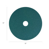 Americo® SmartScrub Floor Pad, 13" Diameter, Blue/Yellow, 5/Carton (AM7403013) Case of 5