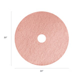 Americo® Remover Burnishing Pads, 20", Pink, 5/Carton (AM7403420) Case of 5