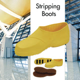 Americo® Stripping Boots, Extra Large, Yellow/Brown, One Pair (AM7408004) Each