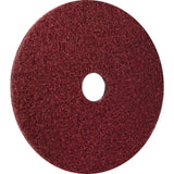 Americo® Black Diamond 400 Heavy-Duty Cleaning Pad, 20" Diameter, 400 Grit, Black/Red, 2/Carton (AM7442120) Case of 2