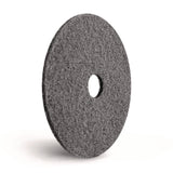 Americo® Black Diamond 800 Deep Cleaning Pad, 20" Diameter, 800 Grit, Black/Gray, 2/Carton (AM7442220) Case of 2
