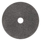 Americo® Black Diamond 800 Deep Cleaning Pad, 20" Diameter, 800 Grit, Black/Gray, 2/Carton (AM7442220) Case of 2