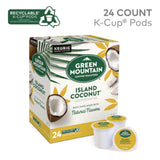 Green Mountain Coffee® Island Coconut Coffee K-Cup Pods, 96/Carton (GMT6720CT) Case of 96