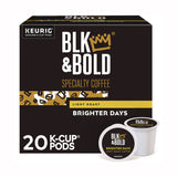 BLK & Bold® Brighter Days Coffee K-Cups, 20/Box (BKD5000372406) Box of 20