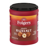 Folgers® Coffee, Toasty Hazelnut, 9.6 oz Can (FOLSMU11037) Each