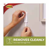 Command™ Sawtooth Picture Hanger, One Hanger, Two Strips, White, Supports 4 lbs (MMM70005151330) Each