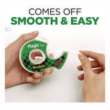 Scotch® Magic Tape in Handheld Dispenser, 1" Core, 0.75" x 50 ft, Clear, 2/Pack (MMM70005148088) Pack of 2