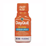 DayQuil® Severe Cold and Flu Relief Liquid, 1 oz Bottle (PFY04208) Each