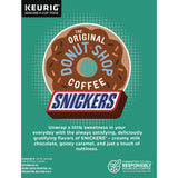 The Original Donut Shop® SNICKERS Flavored Coffee K-Cups, 48/Box (GMT5000373541) Box of 48