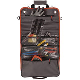 Ergodyne Arsenal 5874 Roll Up Tool Bag with Zipper Pockets, 5 Zippered Pockets, 7 Tool Slots, 1 x 27 x 16, Polyester, Gray (EGO13777) Each