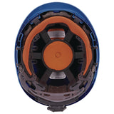 ergodyne® Skullerz 8977 Class C Safety Helmet with Adjustable Venting, 6-Point Ratchet Suspension, Blue (EGO60269) Each