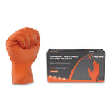 Xtreme by AMMEX® DT Nitrile Disposable Gloves, Orange, Medium, 1,000/Carton (AXCXODN44100) Case of 1000