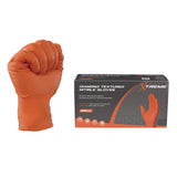 Xtreme by AMMEX® DT Nitrile Disposable Gloves, Orange, 2X-Large, 1,000/Carton (AXCXODN49100) Case of 1000