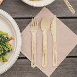 World Centric® Bamboo Cutlery, Knife, Paper, Natural, 750/Carton (WORKNBBI) Case of 750