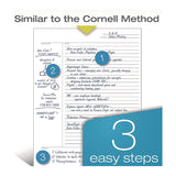 TOPS™ FocusNotes Filler Paper, 3-Hole Punched, 8.5 x 11, Cornell Rule, 100/Pack (TOP62354) Pack of 100