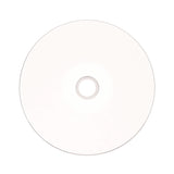 Verbatim® CD-R Printable Recordable Disc, 700 MB/80 min, 52x, Spindle, White, 100/Pack (VER98493) Each