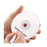 Verbatim® CD-R Printable Recordable Disc, 700 MB/80 min, 52x, Spindle, White, 100/Pack (VER98493) Each