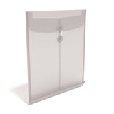 TRU RED™ Poly String and Button Storage Envelope, Letter Size, Clear, 5/Pack (TUD599608) Pack of 5