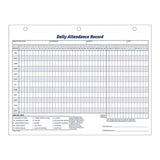 Adams Business Forms Attendance Records, One Part (No Copies), 11 x 8.5, 50 Forms Total (ABF9493) Pack of 50