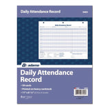 Adams Business Forms Attendance Records, One Part (No Copies), 11 x 8.5, 50 Forms Total (ABF9493) Pack of 50