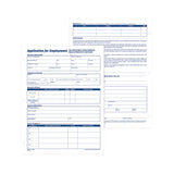 Adams Business Forms Employment Applications, One-Part (No Copies), 11 x 8.38, 50 Forms/Pad, 2 Pads/Pack (ABF9661) Pack of 2