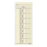 Adams Business Forms Time Cards for Acroprint, Amano and Lathem Time Clocks, Two Sides, 3.4" x 8.25", 200/Pack (ABF9660200) Pack of 200