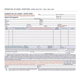 Adams® Bill of Lading - Short Form for Up to Ten Articles, Three-Part Carbonless, 8.5 x 6.94, 250 Forms Total (ABFB3876) Pack of 250