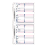 Adams Business Forms Petty Cash Receipt Book, Two-Part Carbonless, 5 x 2.75, 4 Forms/Sheet, 200 Forms Total (ABFSC1156) Each