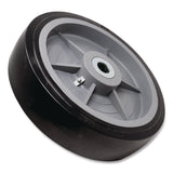 Rubbermaid® Commercial 12-Inch Wheel Kit with Hardware, Black/Gray (SGSFG1026L60000) Each