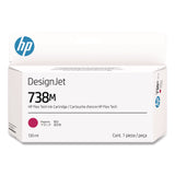 HP 738M (A24VNA) Original Designjet Ink Cartridge, Magenta (HEWA24VNA) Each