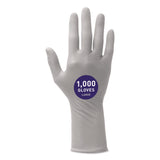 Kimtech™ STERLING Nitrile-Xtra Exam Gloves, Powder-Free, AQL 1.0, Large, 3.5 mil Thick, 12" Long, Gray, 100/Box, 10 Boxes/Carton (ANS53140) Case of 1000