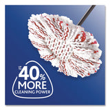O-Cedar® EZWring Deep Clean Refill, Patented Microfiber, Custom Size for EZ Wring Mop Systems, Red/White, 4/Carton (FHD170500CT) Case of 4