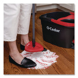 O-Cedar® EZWring Deep Clean Refill, Patented Microfiber, Custom Size for EZ Wring Mop Systems, Red/White, 4/Carton (FHD170500CT) Case of 4