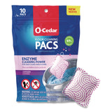 O-Cedar® Cleaning PACS, Lavender Scent, 10/Pack, 8 Packs/Carton (FHD172402CT) Case of 8