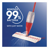 O-Cedar® ProMist MAX Refill, Microfiber, Custom Size for ProMist Mop System, Red/White/Gray, 4/Carton (FHD173579CT) Case of 4