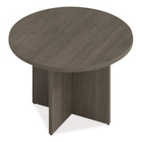 Alera Seville Round Conference Table, Round, 48" Diameter, Walnut (ALESV4848WA) Each