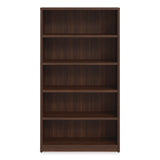 Alera Seville Bookcase, Five-Shelf, 36" x 14" x 65", Mahogany (ALESVBC6536MY) Each
