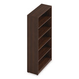 Alera Seville Bookcase, Five-Shelf, 36" x 14" x 65", Mahogany (ALESVBC6536MY) Each
