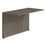 Alera Seville Series Bridge Return, 48w x 24d x 29h, Walnut (ALESVBR4824WA) Each