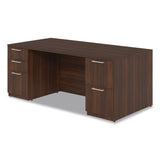 Alera Seville Series Double Pedestal Desk, 72" x 36" x 29", Mahogany (ALESVDP7236MY) Each